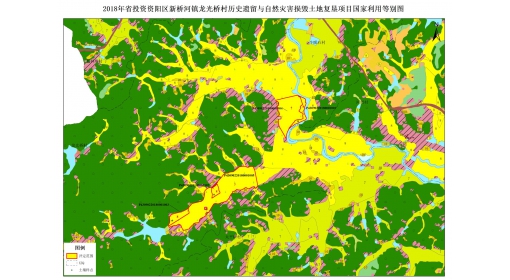 省投资资阳区新桥河镇龙光桥村历史遗留与自然灾害损毁土地复垦项目国际利用等别图